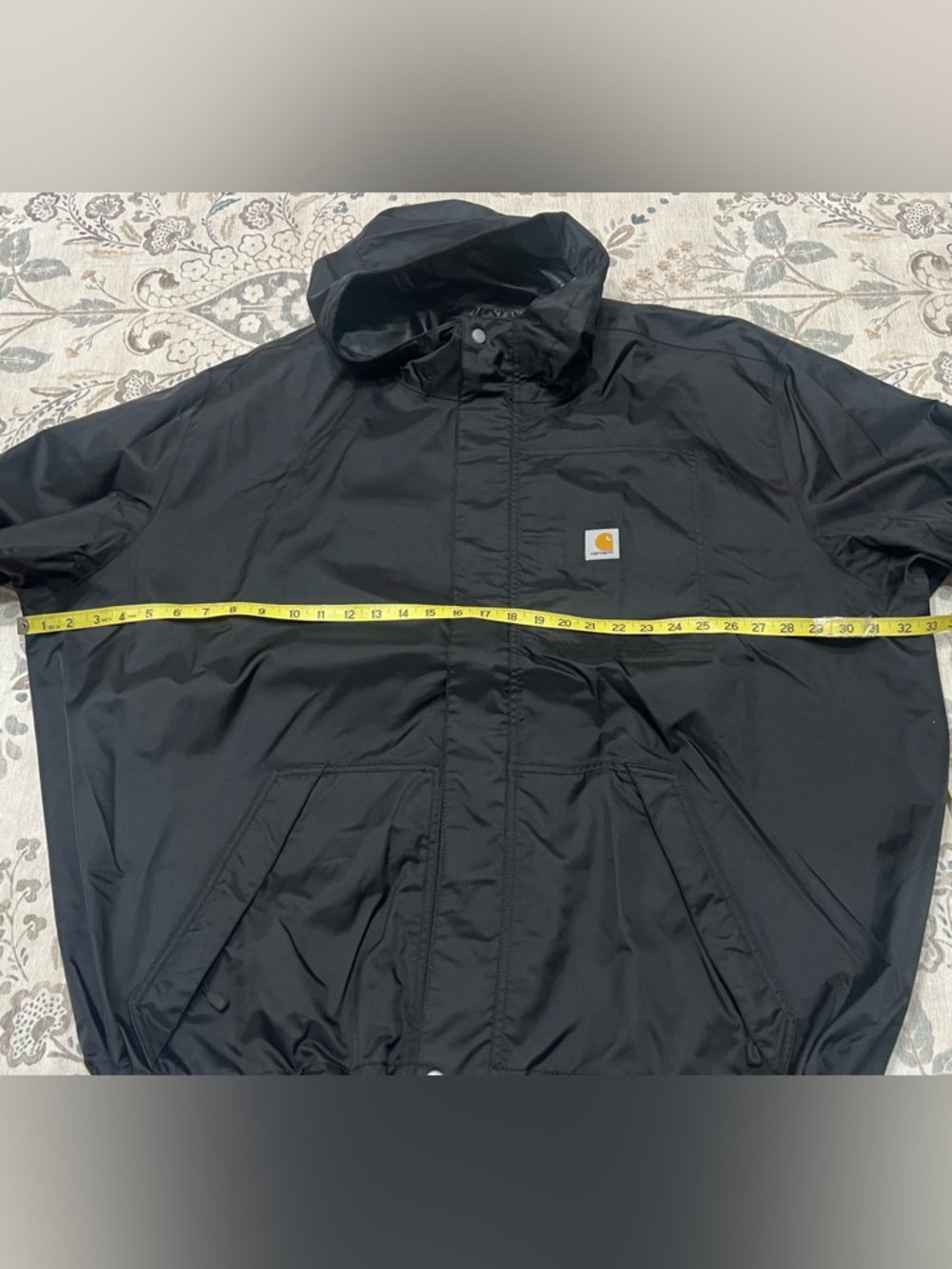 Carhartt Men’s Storm Defender Loose Fit Lightweight Jacket Black Size 4XL - Picture 7 of 12